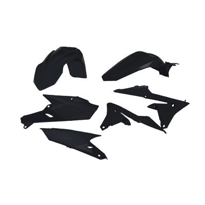 Amazon.com: Acerbis Replica Plastic Kit Black for Yamaha YZ450F